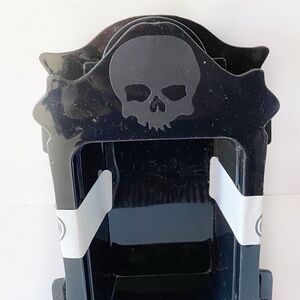 Halloween Set of 3 Headstone Salsa Dip Bowl Black